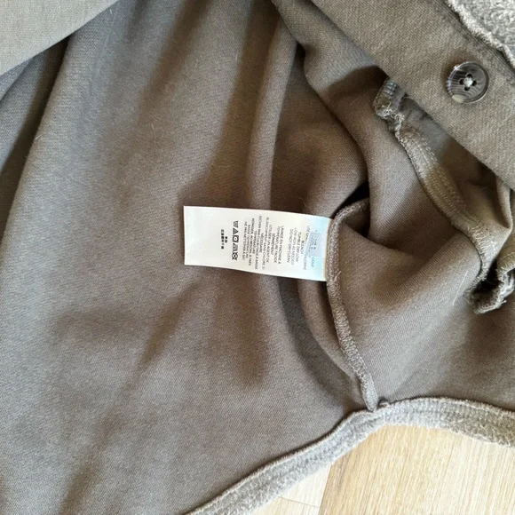 Free People Ruby Oversized Shirt Jacket in Olive Sz S - Picture 10 of 12